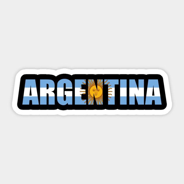 Argentina Sticker by Designzz